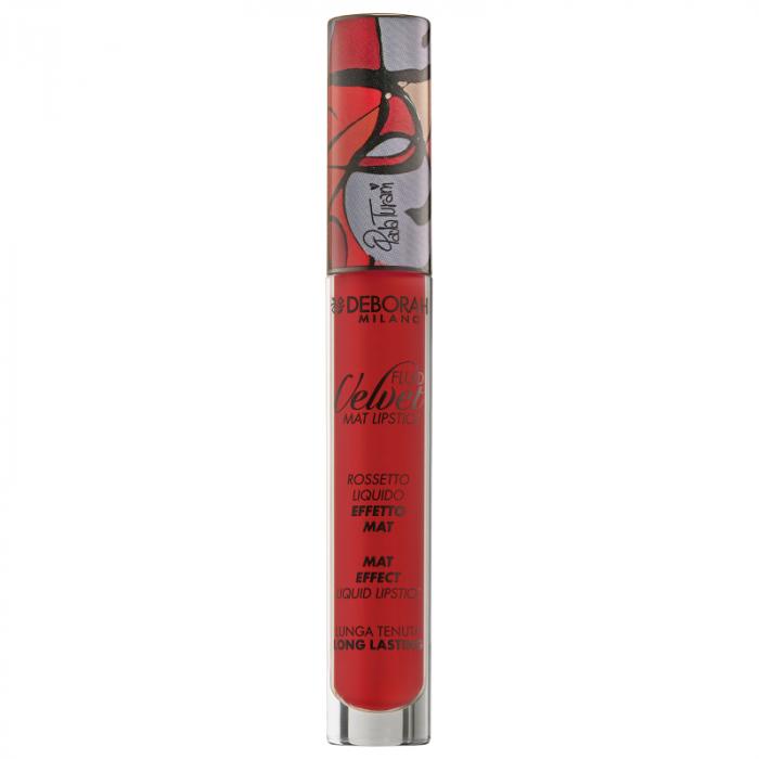 FLUID VELVET MAT LIPSTICK Помада для губ матовая жидкая  № 07 огнено-красный limited