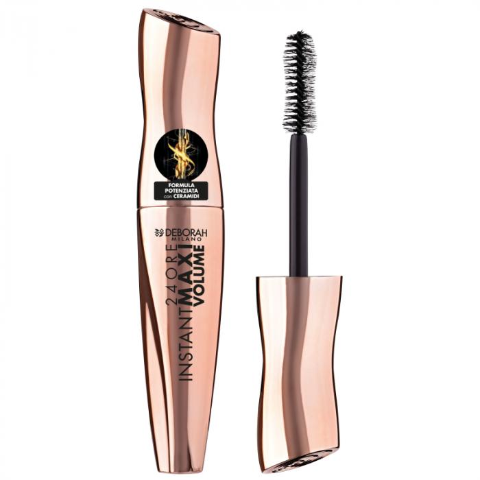 24 ORE INSTANT MAXI VOLUME MASCARA WITH CERAMIDES Тушь для ресниц максимальный объем с керамидами черный