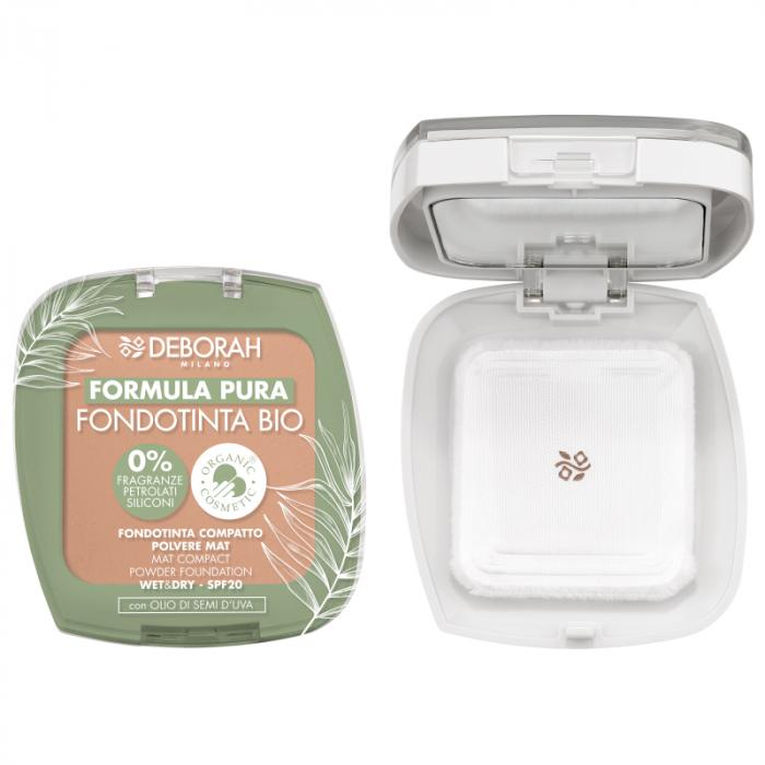 FORMULA PURA MINERAL COMPACT FOUNDATION Тональная пудра-основа № 04 карамельный