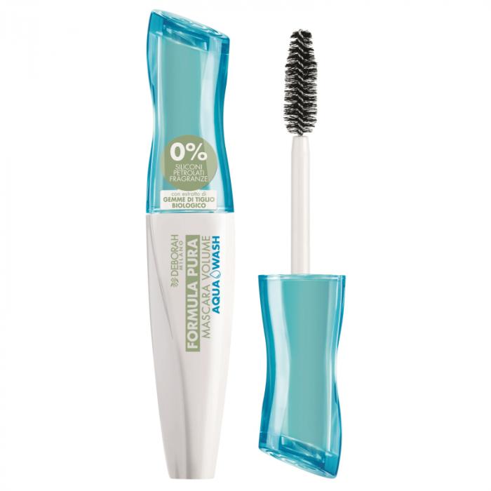 FORMULA PURA MASCARA VOLUME AQUA WASH BLACK Тушь для ресниц Объем  черный