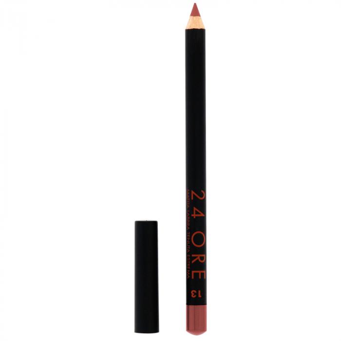24 ORE LONG LASTING LIP PENCIL Карандаш для губ стойкий  № 13 кирпично нюдовый