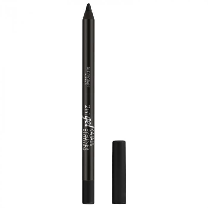 GEL KAJAL 2 in1 Карандаш для век гелевый № 01 черный