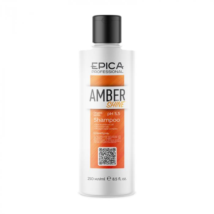 AMBER SHINE ORGANIC Шампунь для восстановления и питания  250 мл