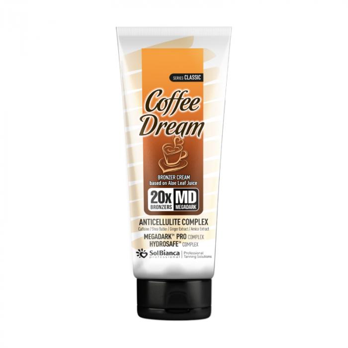 Крем-автозагар “Coffee Dream” 20х bronzer с кофеином маслом Ши экстр имбиря  125 мл