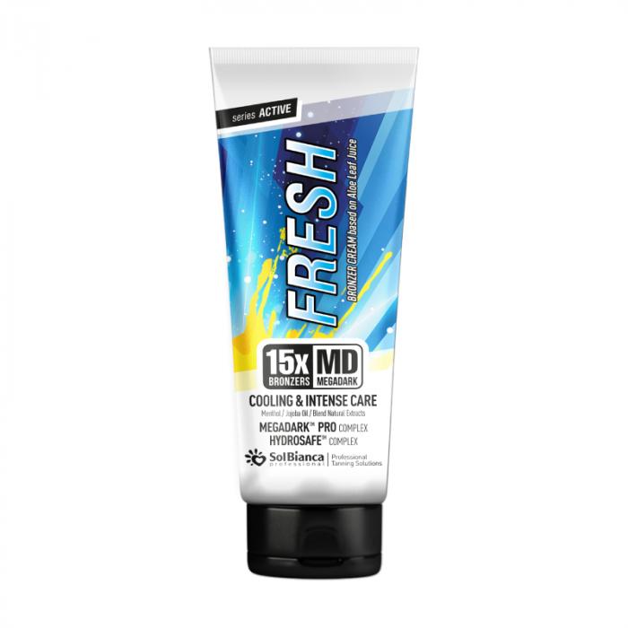 Крем-автозагар “Fresh” 15х bronzer с охл эфф ментолом маслом жожоба и компл натур экстр