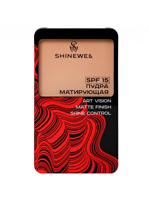 ART VISION Пудра для лица матирующая SPF15 № 04