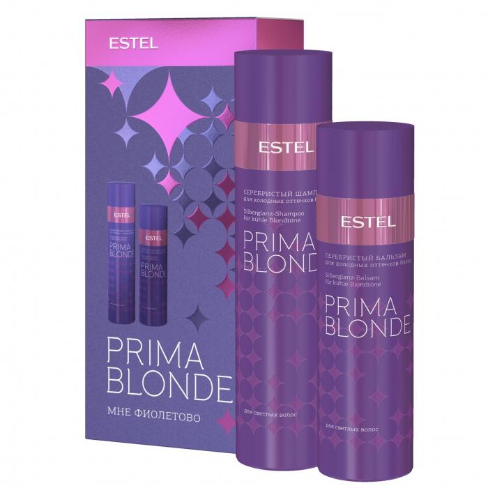 Набор PRIMA BLONDE для холодных оттенков блонд (Шампунь 250 мл и Бальзам 200 мл)