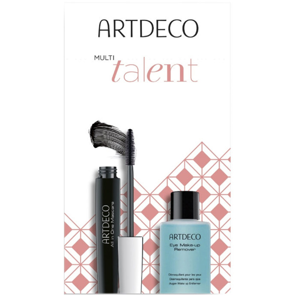 ALL IN ONE MASCARA Набор Тушь для ресниц и средство для снятия макияжа с глаз № 01