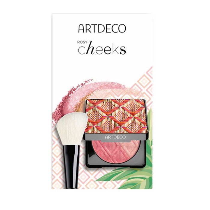 Набор Румяна Bronzing Blush good vibes + Кисть для пудры Profi Brush Powder шт