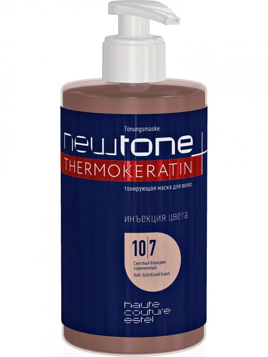 NEWTONE HAUTE COUTUR Тонирующая маска для волос  435 мл № 10/7 Светлый блондин фиолетовый