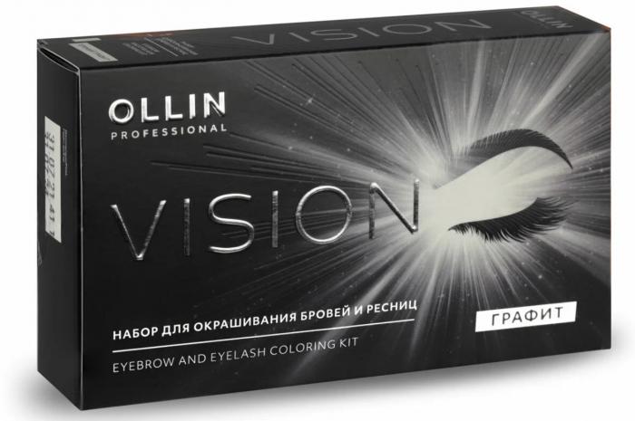 VISION Набор для окрашивания бровей и ресниц Графит