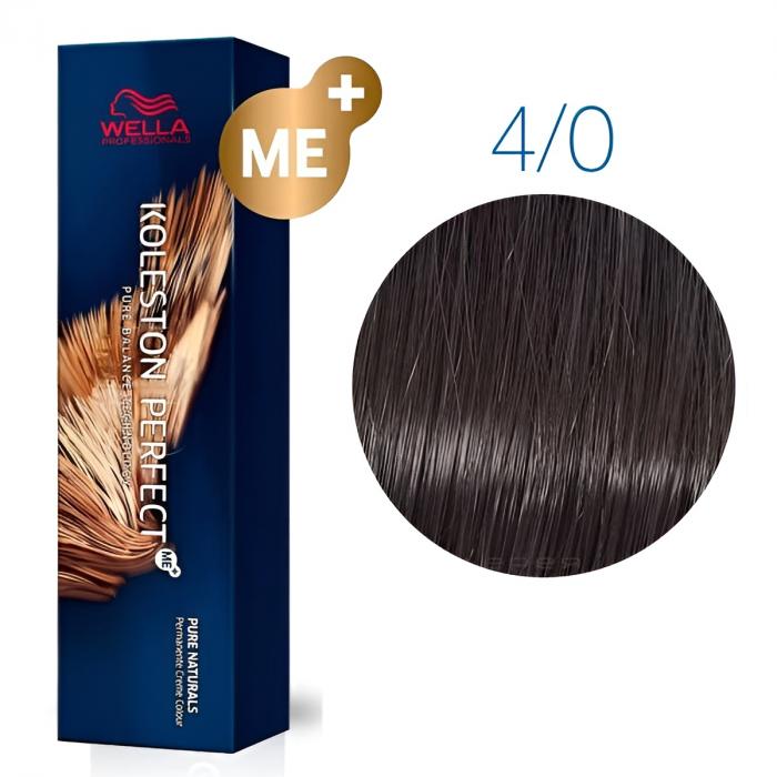 KOLESTON PERFECT Me+ PURE NATURALS стойкая крем-краска № 4/0