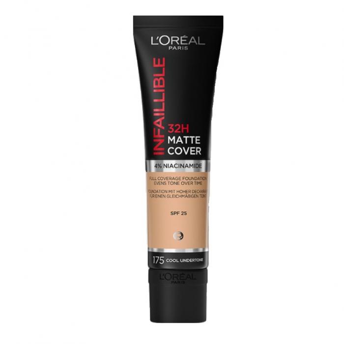 INFAILLIBLE MATTE 32H Ультраматирующий стойкий тональный крем № 175