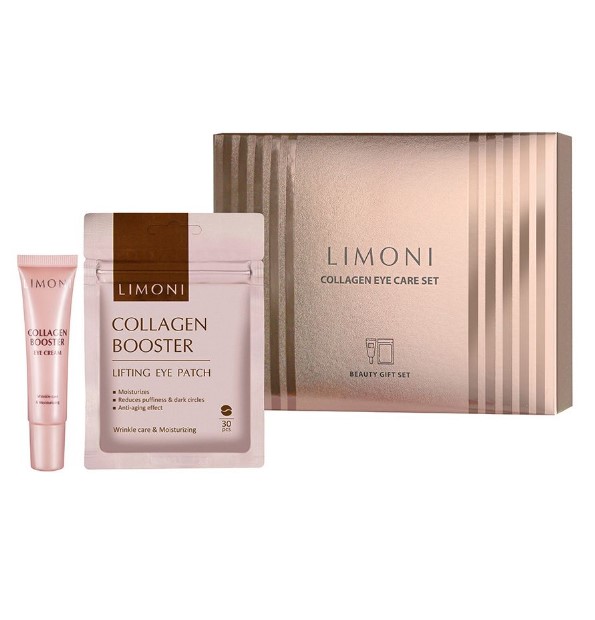 Набор COLLAGEN BOOSTER LIFTING EYE (Патчи для век 30шт + Крем для век 15мл)