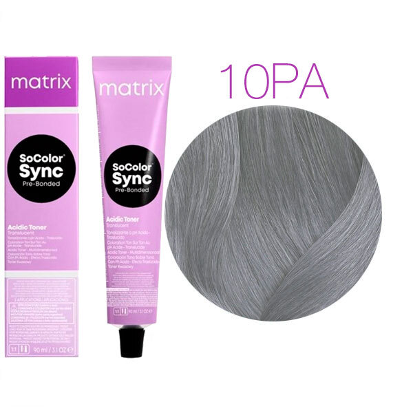 SOCOLOR SYNC PRE-BONDED краска для волос 90мл № 10PA жемчужный пепельный