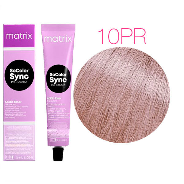 SOCOLOR SYNC PRE-BONDED краска для волос 90мл № 10PR жемчужный розовый