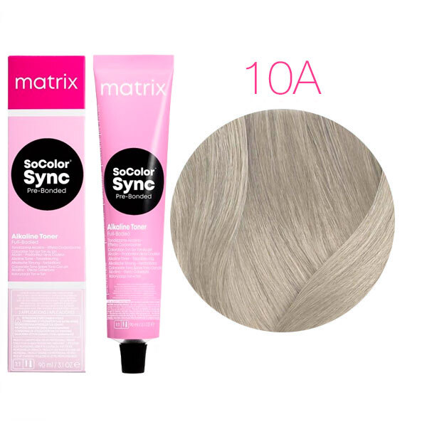 SOCOLOR SYNC PRE-BONDED краска для волос 90мл № 10A очень-очень светлый блондин пепельный