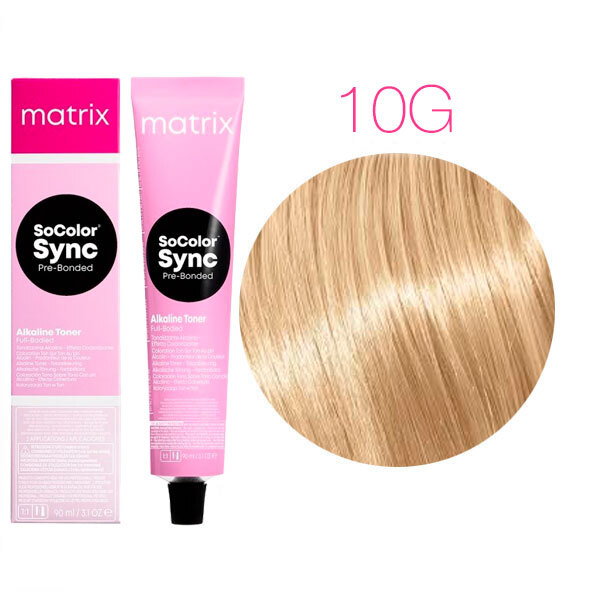 SOCOLOR SYNC PRE-BONDED краска для волос 90мл № 10G очень-очень светлый блондин золотистый