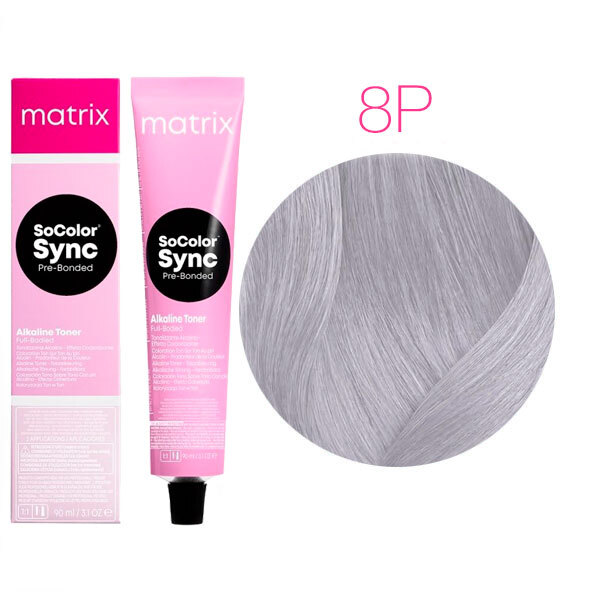 SOCOLOR SYNC PRE-BONDED краска для волос 90мл № 8P светлый блондин жемчужный