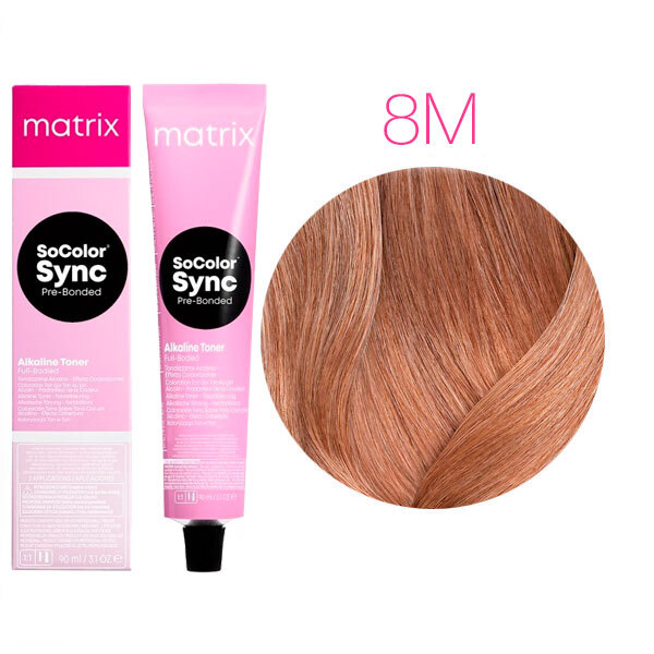 SOCOLOR SYNC PRE-BONDED краска для волос 90мл № 8М светлый блондин мокка