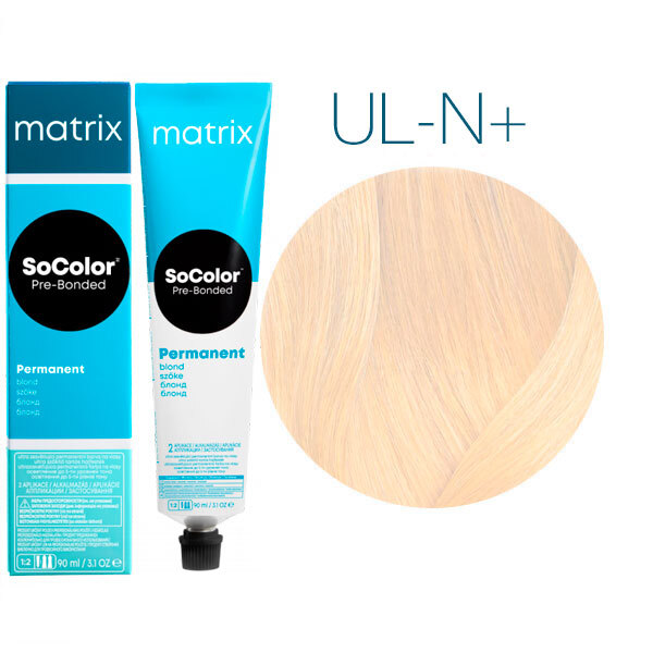SOCOLOR PRE-BONDED краска для волос 90мл № UL-N+ ультра блонд натуральный