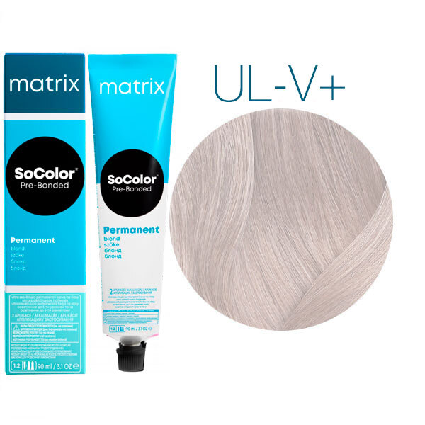 SOCOLOR PRE-BONDED краска для волос 90мл № UL-V+ перламутровый