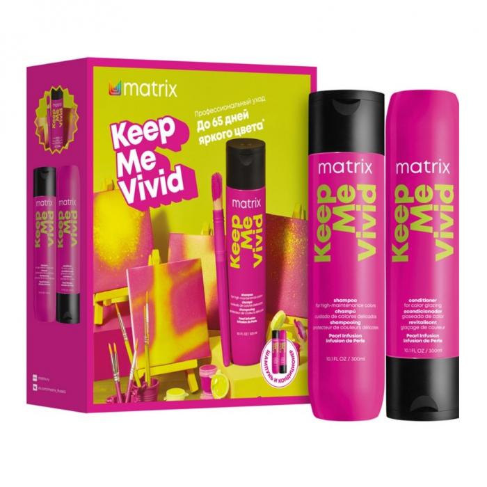 KEEP ME VIVID Набор для сохранения яркости цвета (шампунь 300 мл + кондиционер 300 мл) 