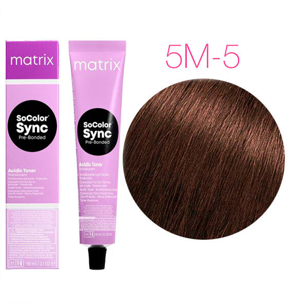SOCOLOR SYNC краска для волос 90мл № 5M-5 брюнет мокка