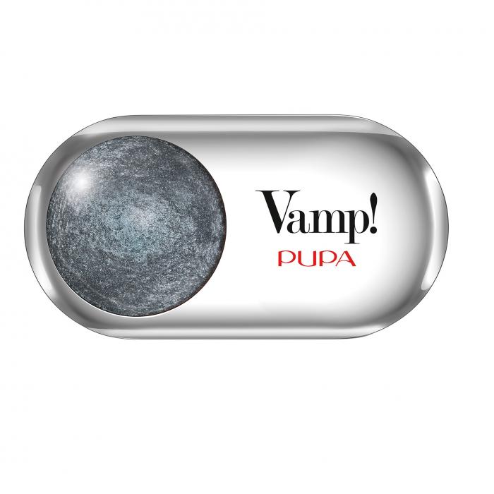 VAMP WETDRY Тени для век запеченные сияющие  № 308 Антрацитово-серый