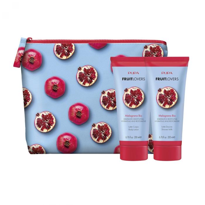 Набор FRUIT LOVERS  для тела Косметичка + Гель для душа Melagrana Bio