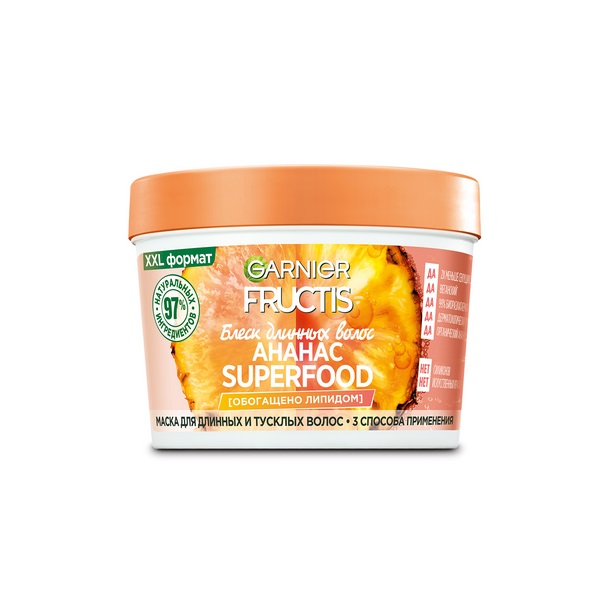 ФРУКТИС SUPERFOOD Маска для волос Ананас 390 мл