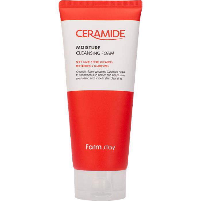 CERAMIDE Пенка увлажняющая очищающая с керамидами 180 мл