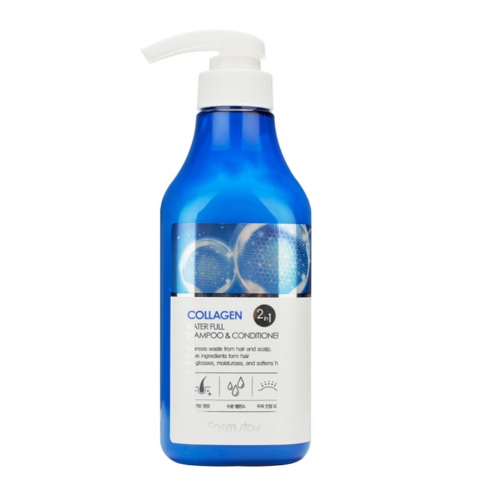 COLLAGEN WATER FULL Шампунь-кондиционер увлажняющий 530 мл