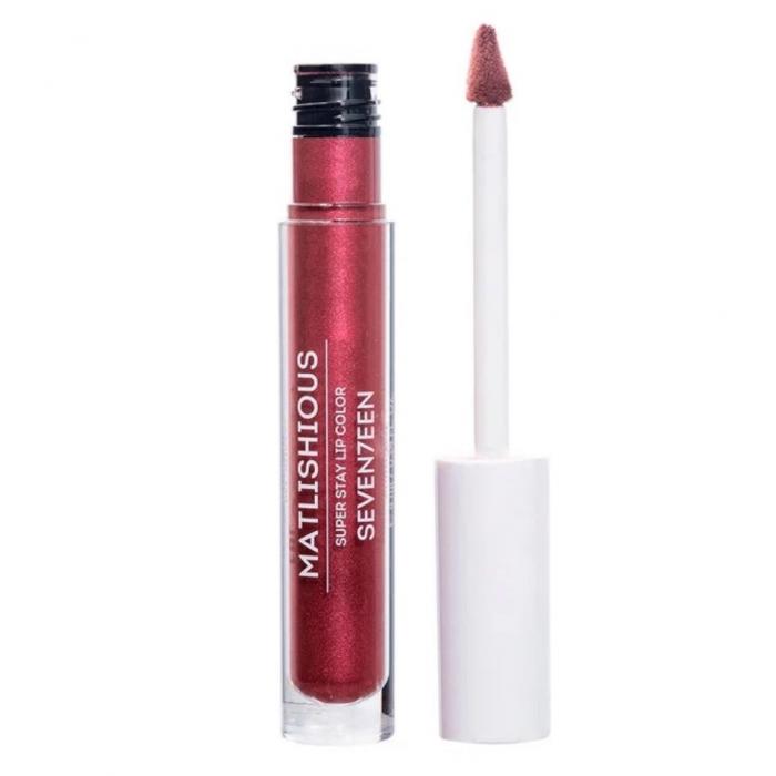 MATLISHIOUS SUPER STAY LIP COLOR Помада-блеск жидкая № 14 бордовый с искрой