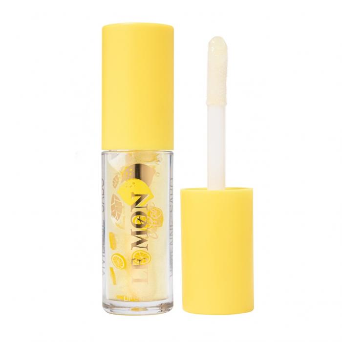 LEMON CITRON Блеск для губ № 02 Лимонный с дуохромно-оранжево-золотыми частицами