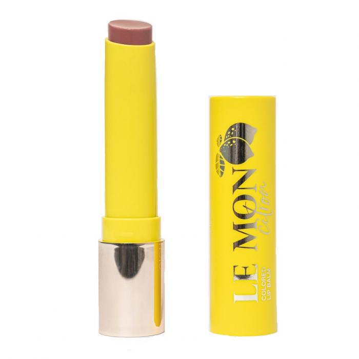 LEMON CITRON COLORED LIP BALM Помада-бальзам для губ с охлаждающим плампинг-эффектом № 02 Пыльно-коричнево-розовый