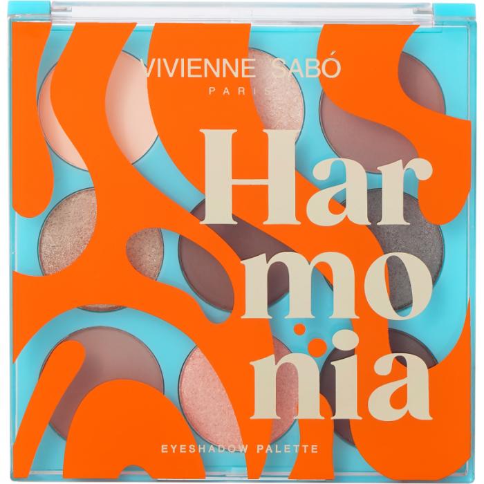 Палетка теней для век 9-цв № 02 HARMONIA