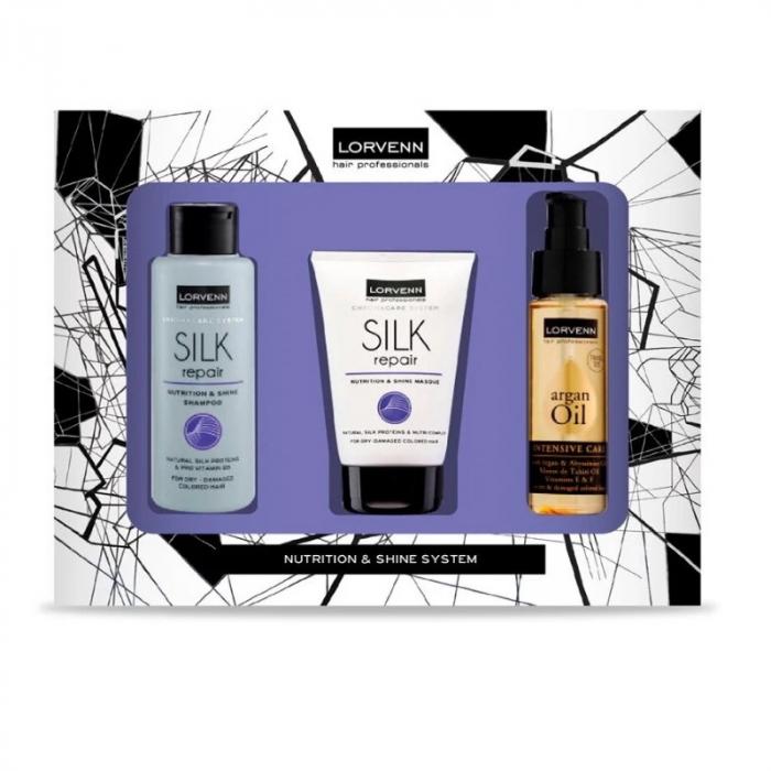 Набор SILVER PURE (Шампунь 100мл  + Маска 100 мл  + масло 50мл)