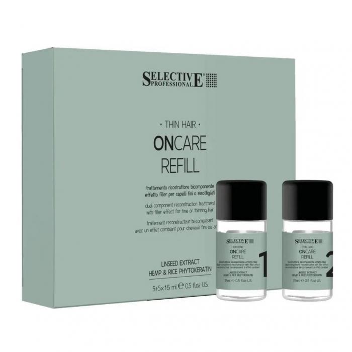 ON CARE REFILL REFILL TREATMENT Двухкомпонентный филлер для восстановления волос [5 5] 15 мл