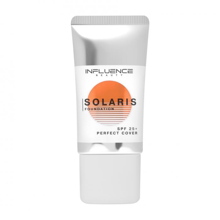 SPF 25 SOLARIS Тональная основа для лица № 02 Светло-бежевый