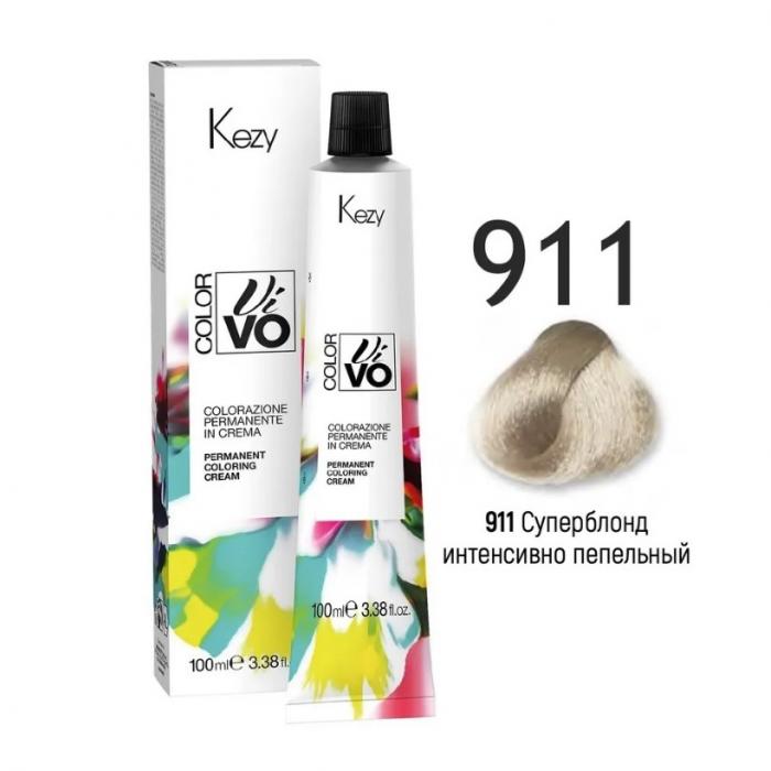 COLOR VIVO Перманентная крем-краска 100 мл № 911 Суперблонд интенсивно пепельный