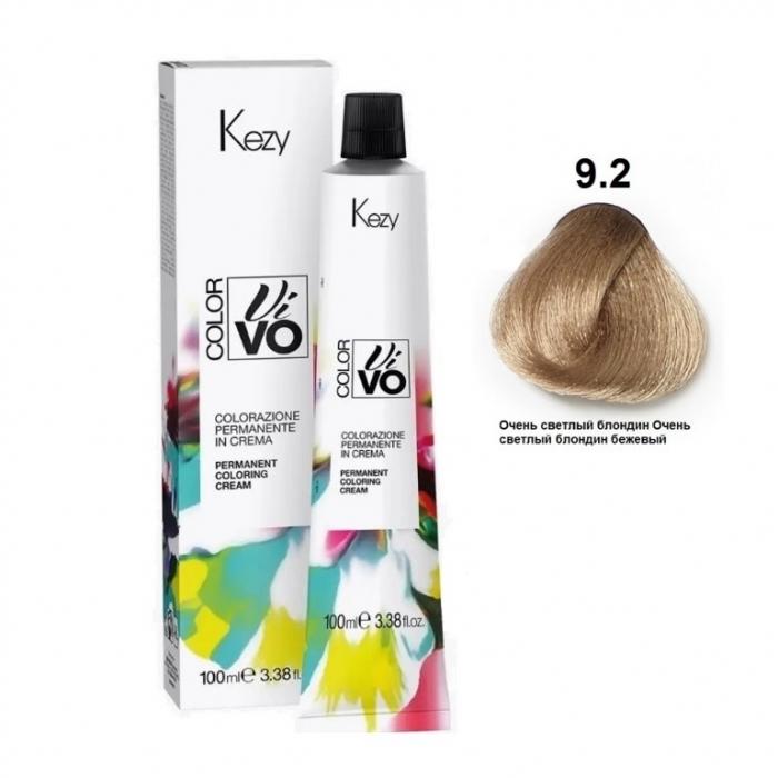 COLOR VIVO Перманентная крем-краска 100 мл № 9.2 Очень светлый блондин бежевый