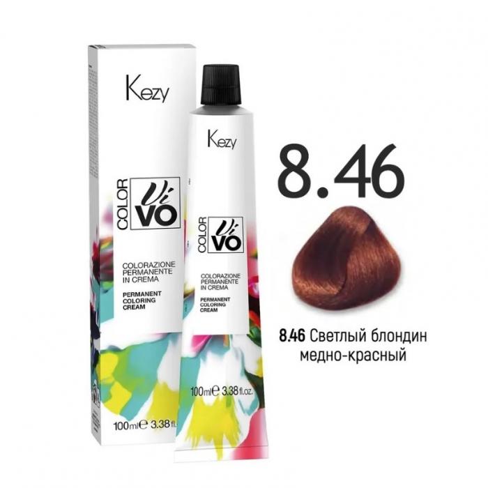 COLOR VIVO Перманентная крем-краска 100 мл № 8.46 Светлый блондин медно-красный