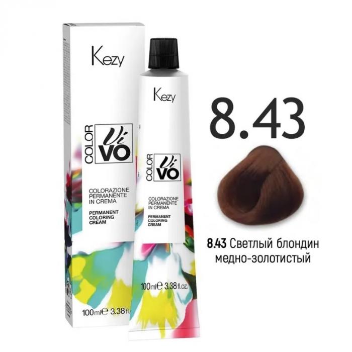 COLOR VIVO Перманентная крем-краска 100 мл № 8.43 Светлый блондин медно-золотистый