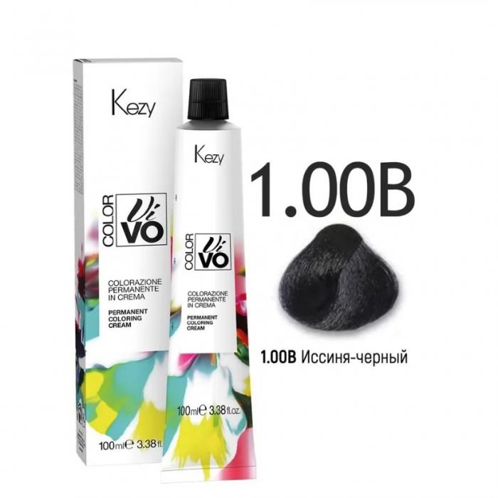 COLOR VIVO Перманентная крем-краска 100 мл № 1.00B Иссиня-черный