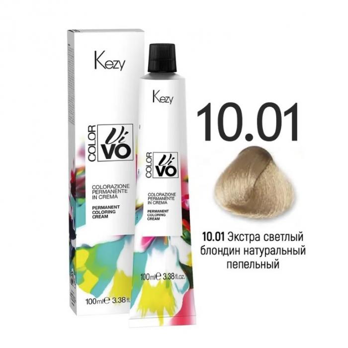 COLOR VIVO Перманентная крем-краска 100 мл № 10.01 Экстра светлый блондин натуральный пепельный