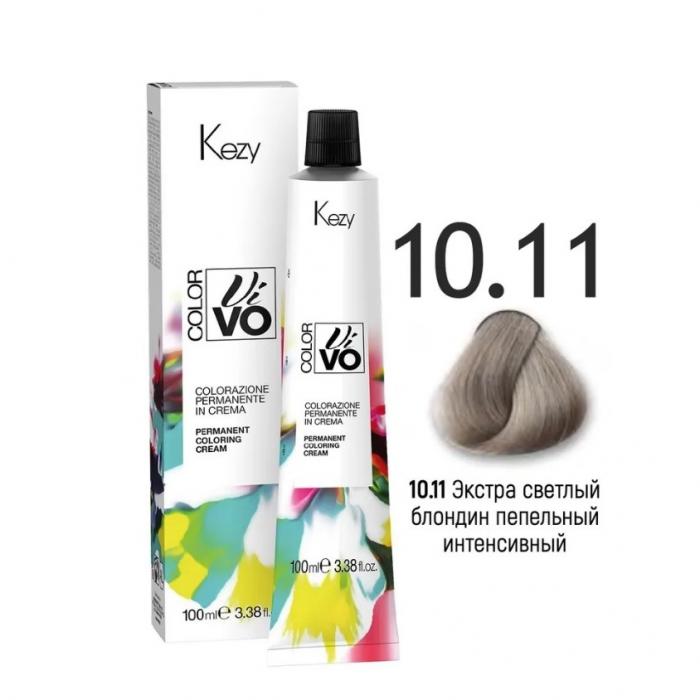 COLOR VIVO Перманентная крем-краска 100 мл № 10.11 Экстра светлый блондин пепельный интенсивный