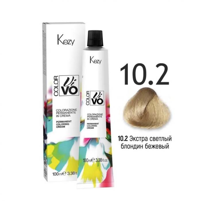 COLOR VIVO Перманентная крем-краска 100 мл № 10.2 Экстра светлый блондин бежевый