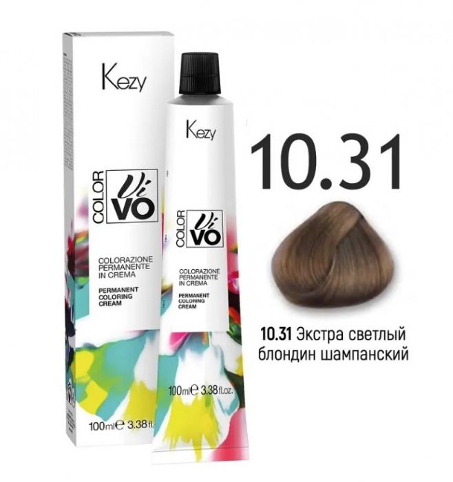 COLOR VIVO Перманентная крем-краска 100 мл № 10.31 Экстра светлый блондин шампанский