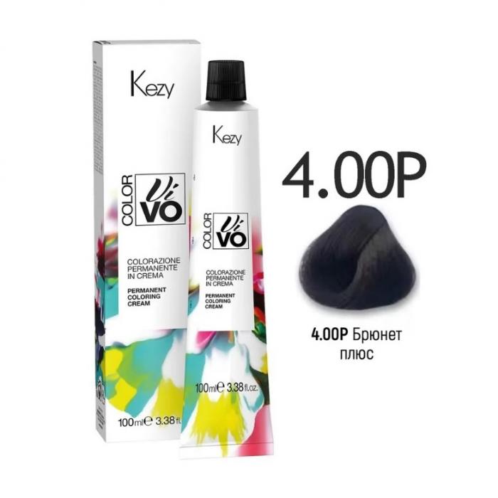 COLOR VIVO Перманентная крем-краска 100 мл № 4.00P Брюнет плюс